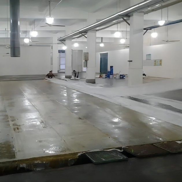嘉峪关防腐蚀地坪,环氧玻纤地坪，玻纤工业地坪，环氧玻纤布地坪,乙烯基玻纤布地坪产品图3